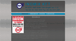 Desktop Screenshot of inomix.hu